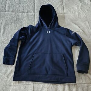 UNDER ARMOUR Navy Blue Hoodie  YXL from Sugarbush